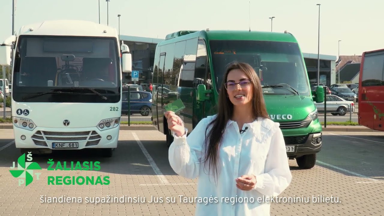 Skenuok ir važiuok. Tauragės regiono autobusų el. bilietas bei programėlė