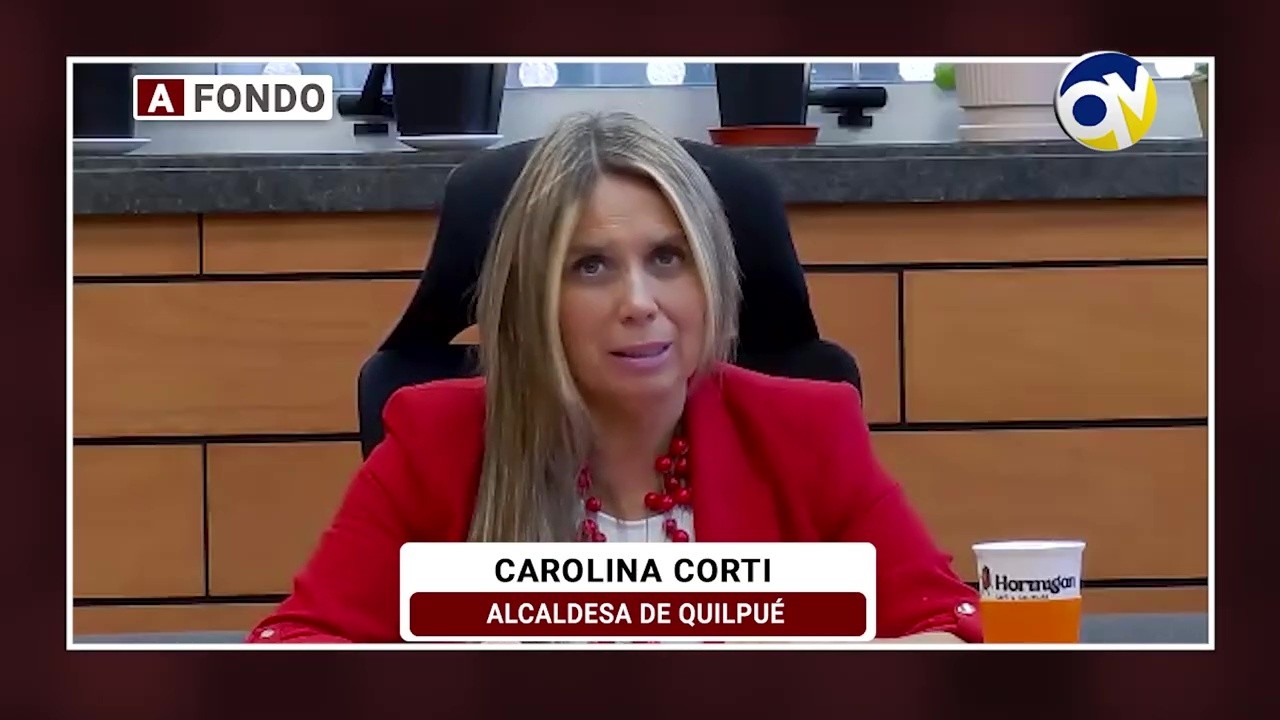 A Fondo. Carolina Corti. Alcaldesa de Quilpué. Conduce Bernardo Véliz