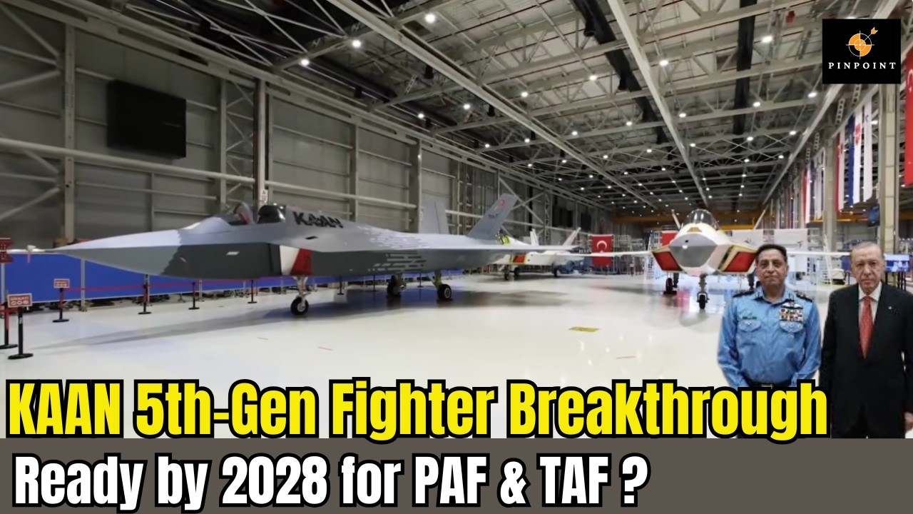 KAAN 5th-Gen Fighter Breakthrough | 3rd Prototype Revealed | Ready by 2028 for PAF & TAF|| Pinpoint