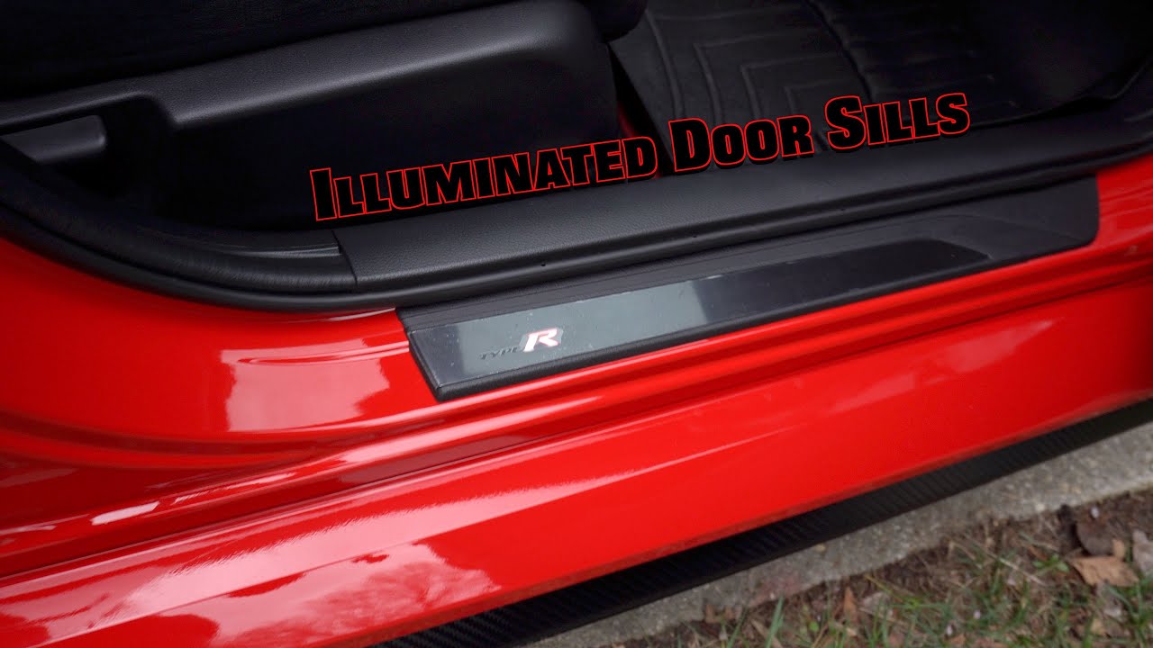 2019 Honda Civic Type R FK8 Illuminated Door Sills Install!