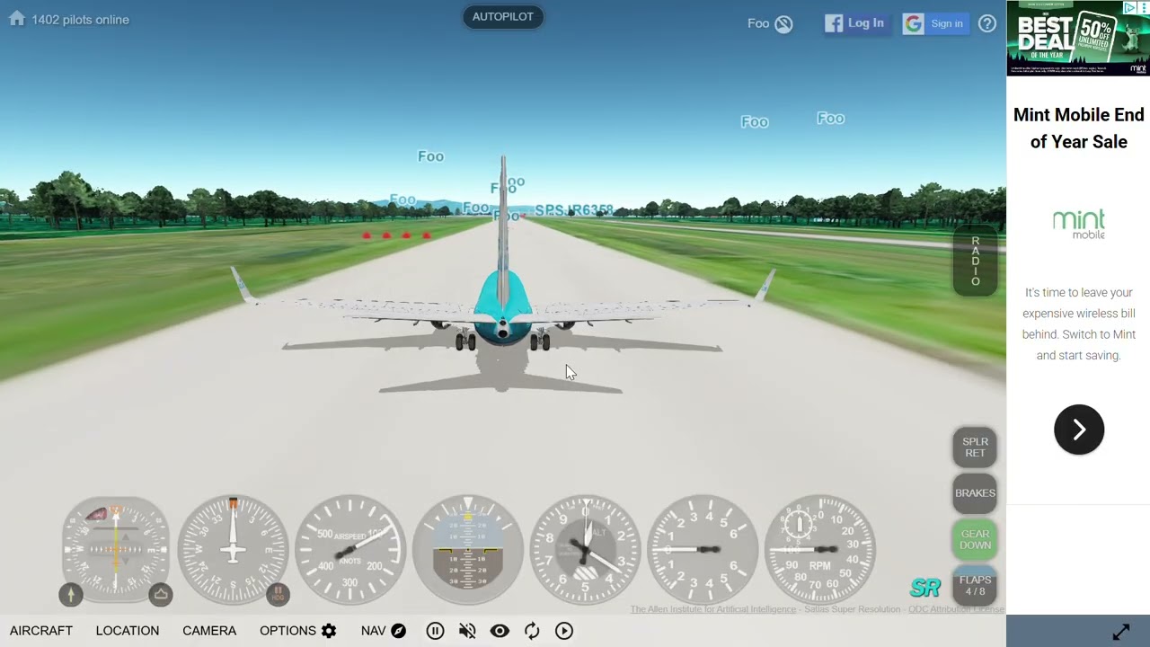 GeoFS | Boeing 737-700 Take Off