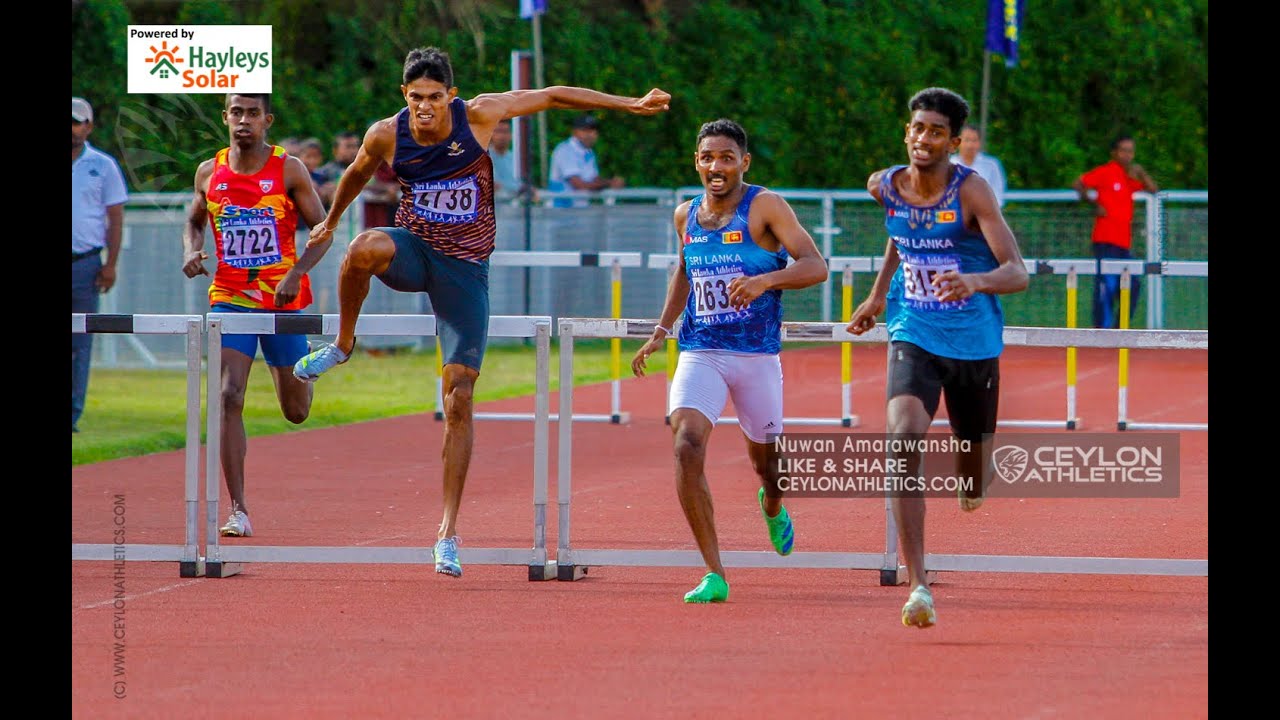 400m Hurdles Mens Finals   102nd National Athletics Championships 2024