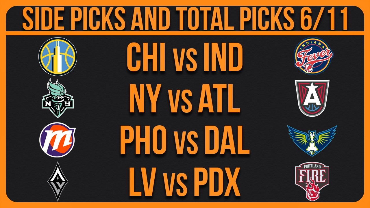 WNBA Picks Today | Best Bets & Predictions Thursday 6/11/26