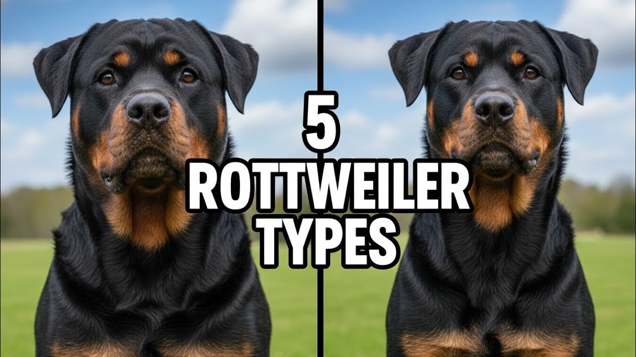 ROTTWEILER  TAYPS - FIVE  TYPES OF ROTTWEILER