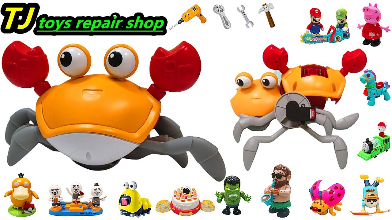 Rare Electric Toy Restoration 【Fun electric crab Repair】