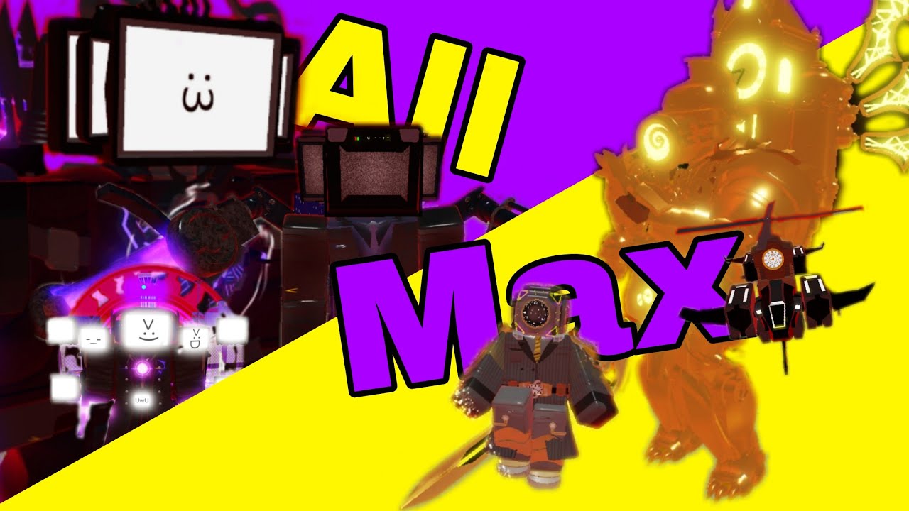 Skibidi Defense Max lobby upgrade for All TV and Clcok Units!