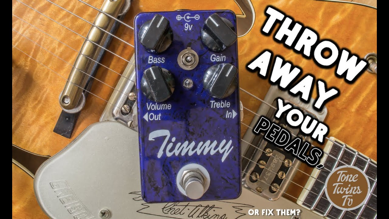 Timmy Overdrive &mdash; ремонт разъёма постоянного тока для педалей Boutique