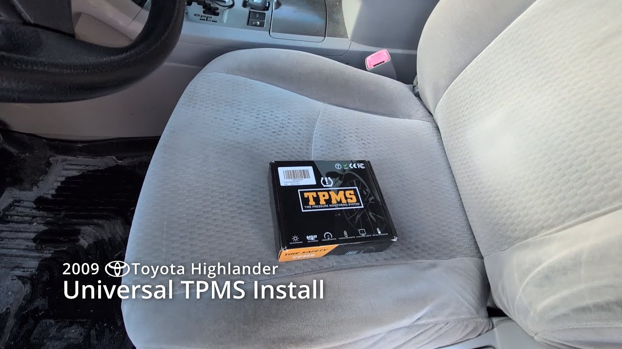 Универсальная внешняя система контроля давления в шинах (TPMS) для Toyota Highlander 2009 года вы...
