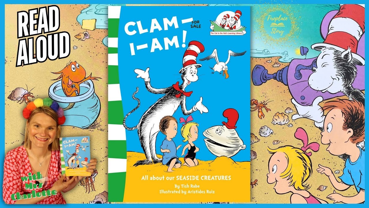 Clam I Am! 🦀🌊 by Tish Rabe | Cat in the Hat Books | Children's Books Read Aloud | Bedtime Stories