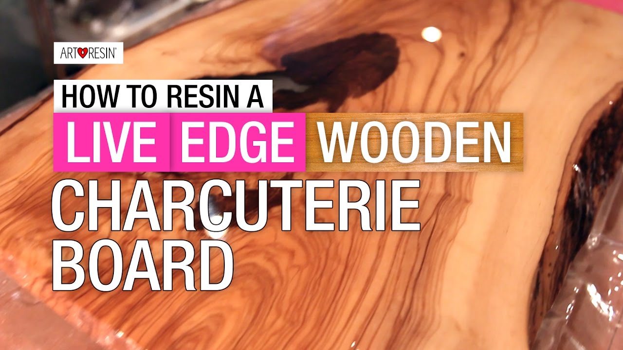 How To Resin A Live Edge Wood Board - Part 1
