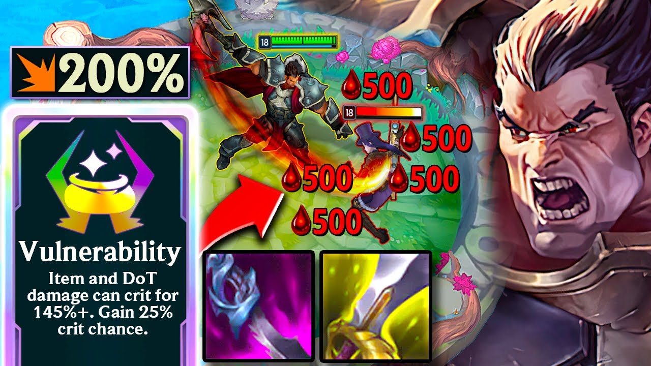 200% Crit Darius Turns Bleeds Into NUKES with Vulnerability | League Arena Gameplay
