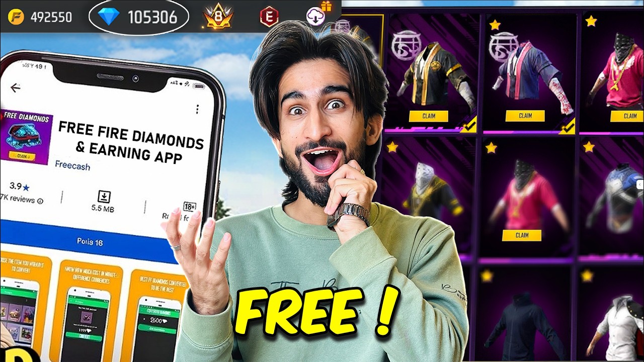 I Found Secret Diamonds & Tournament App😱 Reach Prime 8 Easily In Free Fire !