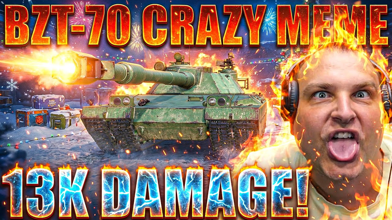 HOW?! Watching an UNREAL 13K Damage BZT-70 Game!