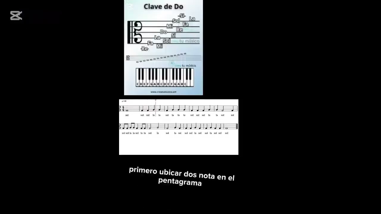 Lectura de partituras ejercicio de todas las clave musicales 