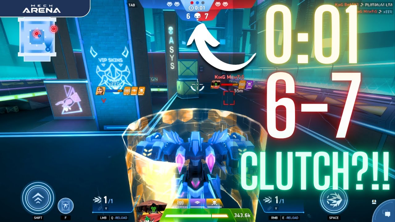 This Battle Had Many Clutch Moments 🥶 | Mech Arena | 2v2 Customs | Full Mods