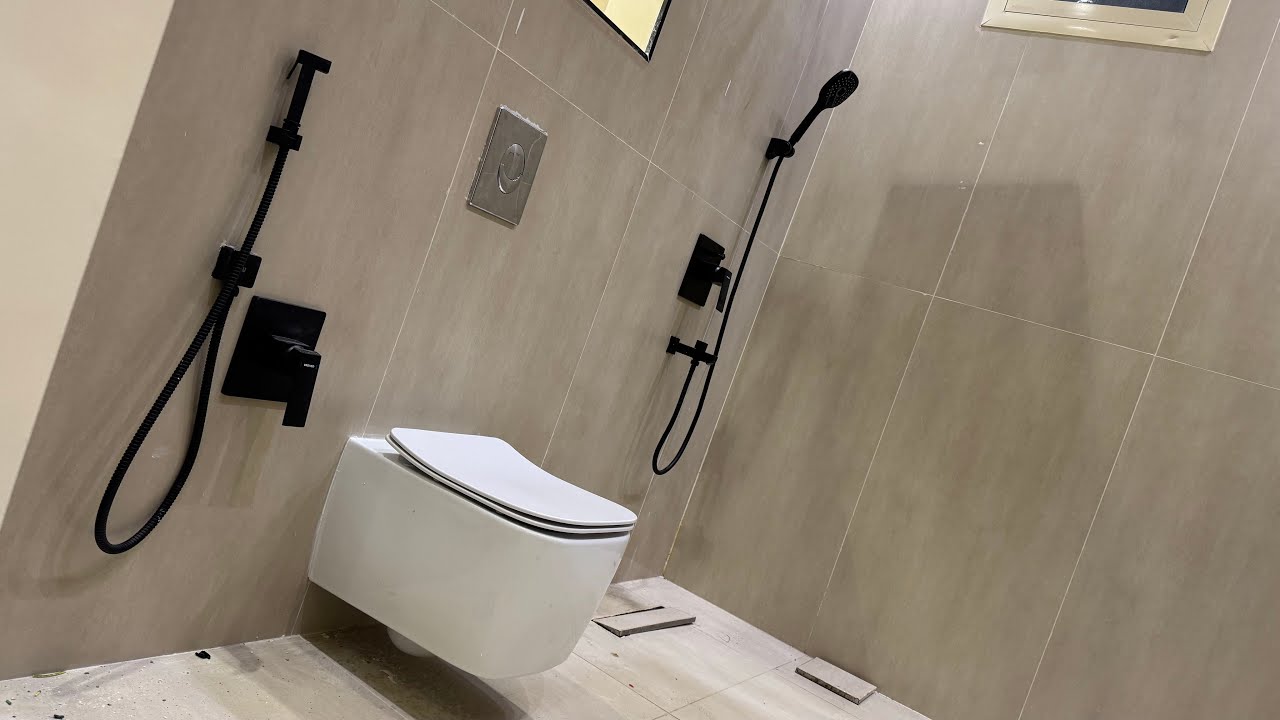 #Grohi Shower Mixer #Wall Hung Grohe Concealed #Flush Tank Grohe WC Installation Perfect #plumber