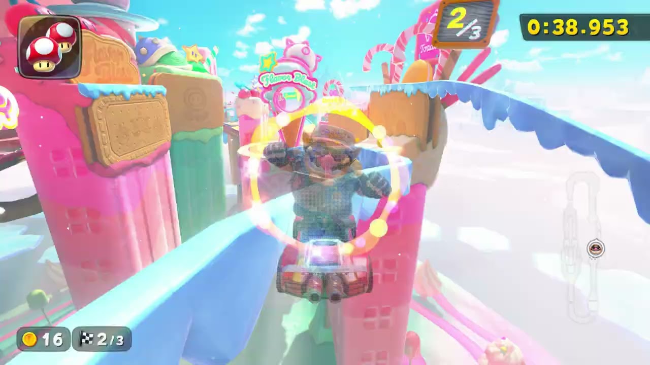 Sky-High Sundae - 1:53.189 - Jamie (Mario Kart World world record)