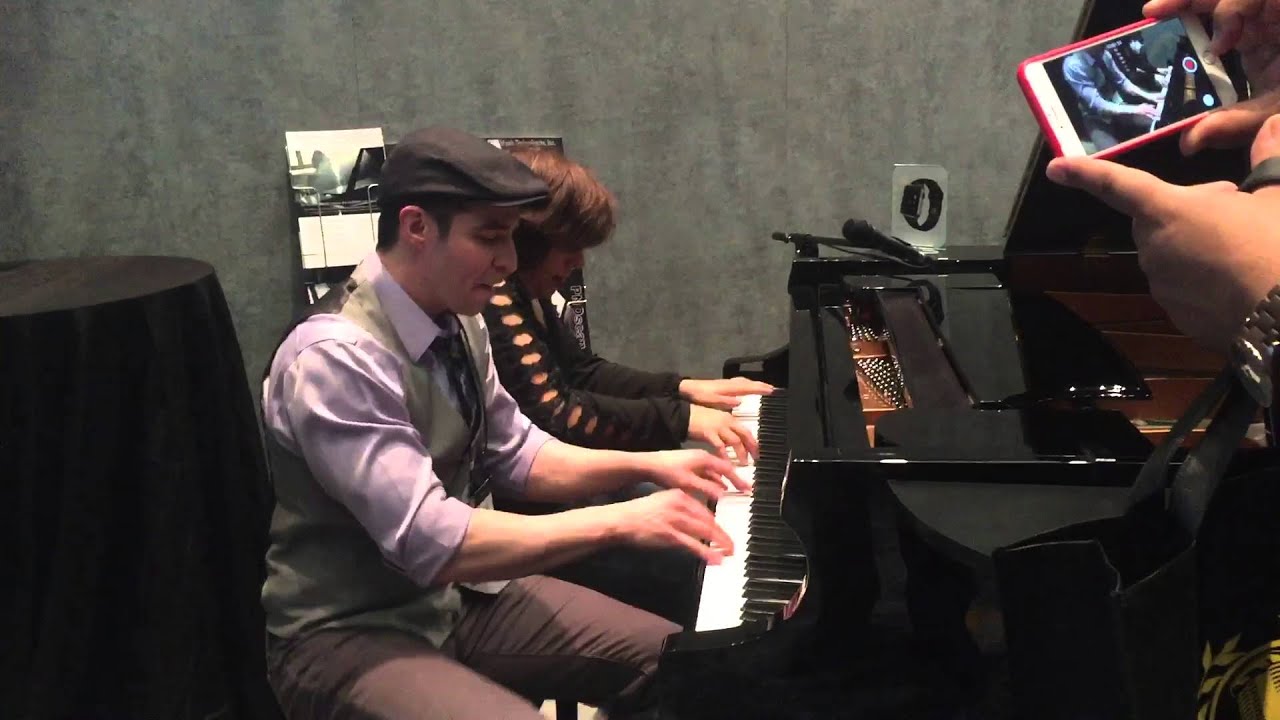 Boogie Woogie piano four hands Amazing performance by Doña Oxford & Arthur Migliazza.