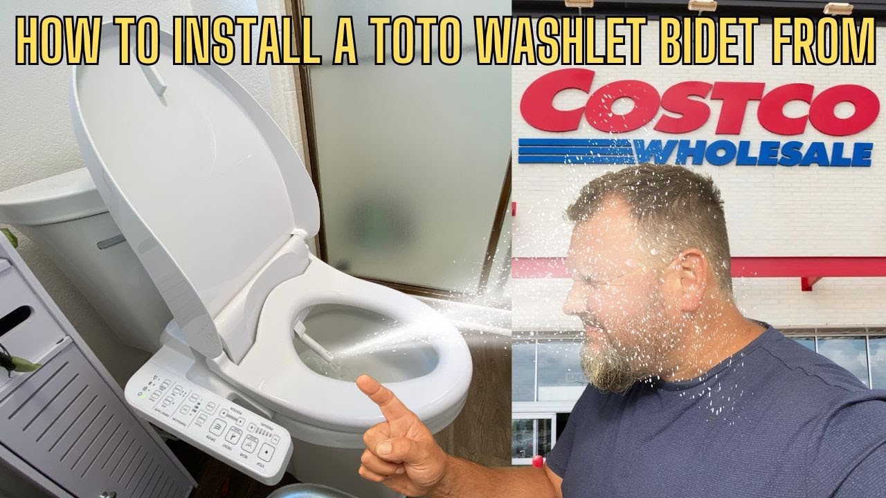 How to Install a Toto Washlet Bidet from Costco