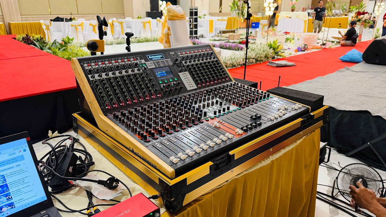 Tes buat hajatan di hotel MIXER SOUNDBEST GLADIATOR 18 Pro