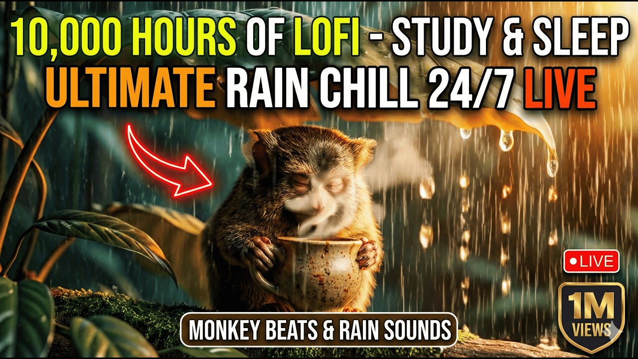3 A.M. Study Session in a Rainy Tokyo Coffee Shop ☕️ Chill Lofi