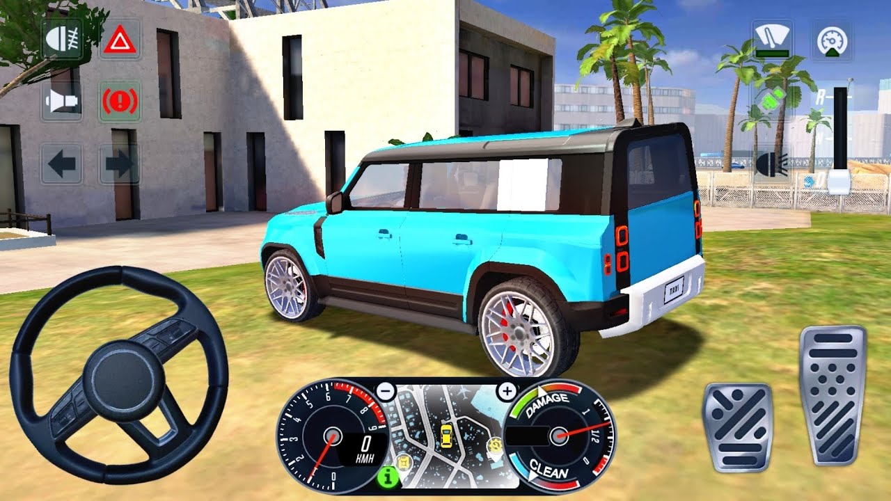 Land Rover Defender Uber Taxi Driving In City - Taxi Car Simulator : EVO - Android Gameplay