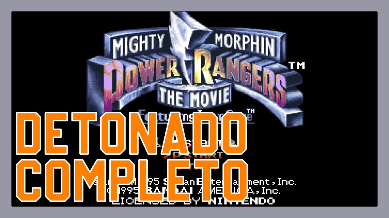 Gameplay de MIGHTY MORPHIN POWER RANGERS THE MOVIE [SNES] Detonado Walkthrough | JogandoDeBuenas