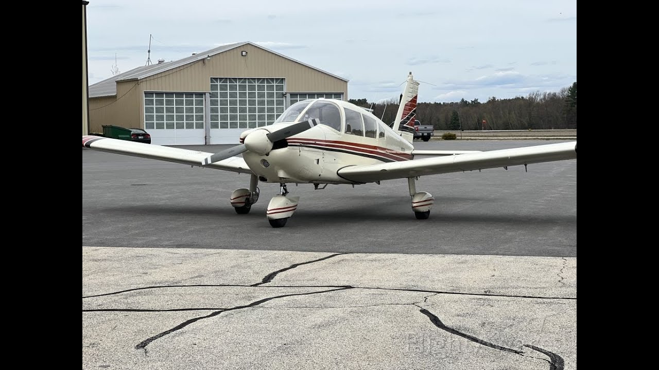 First Solo in my Cherokee 180 Nashua Airport