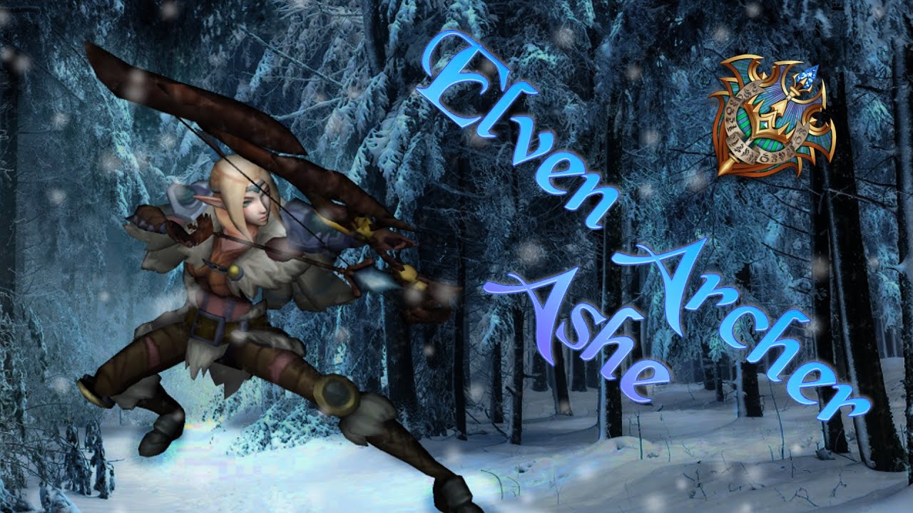 Elven Archer Ashe - Skin Spotlight - Custom Skin LOL [S7]