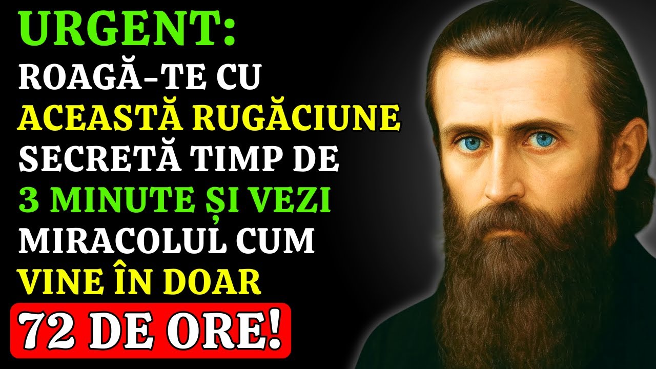 REPETĂ DE 3 ORI ACEST PSALM SECRET CARE DESCHIDE UȘI ȘI ATRAGE BOGĂȚIA ÎN VIAȚA TA! ARSENIE BOCA
