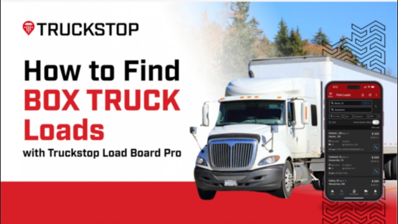 How to Find BOX TRUCK Loads | Truckstop.com Load Board Pro Tutorial