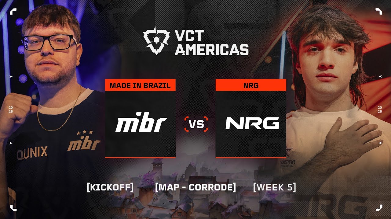 MIBR vs. NRG - VCT Americas Kickoff - W5D3 - Map 2