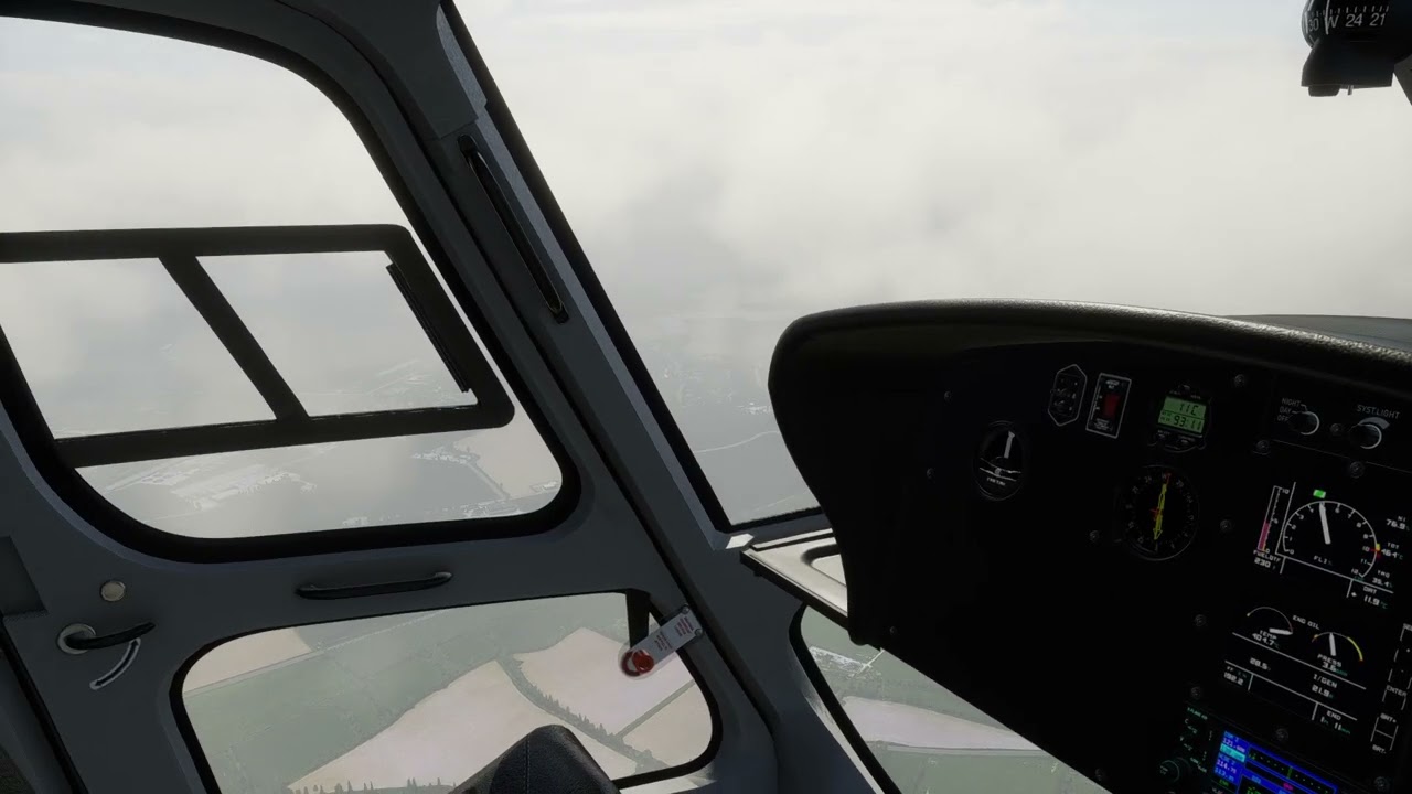 X-Plane  12: CowanSim AS350/H125 and Laminar Research Simulated Real Weather Experience