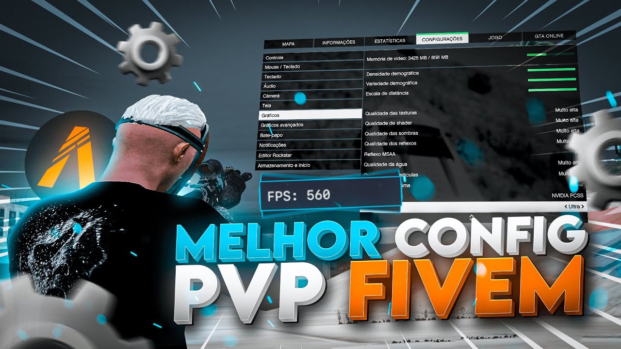 Melhores configurações de PVP para FiveM/Gta RP - Atualizado 2025 FPS BOOST 🚀