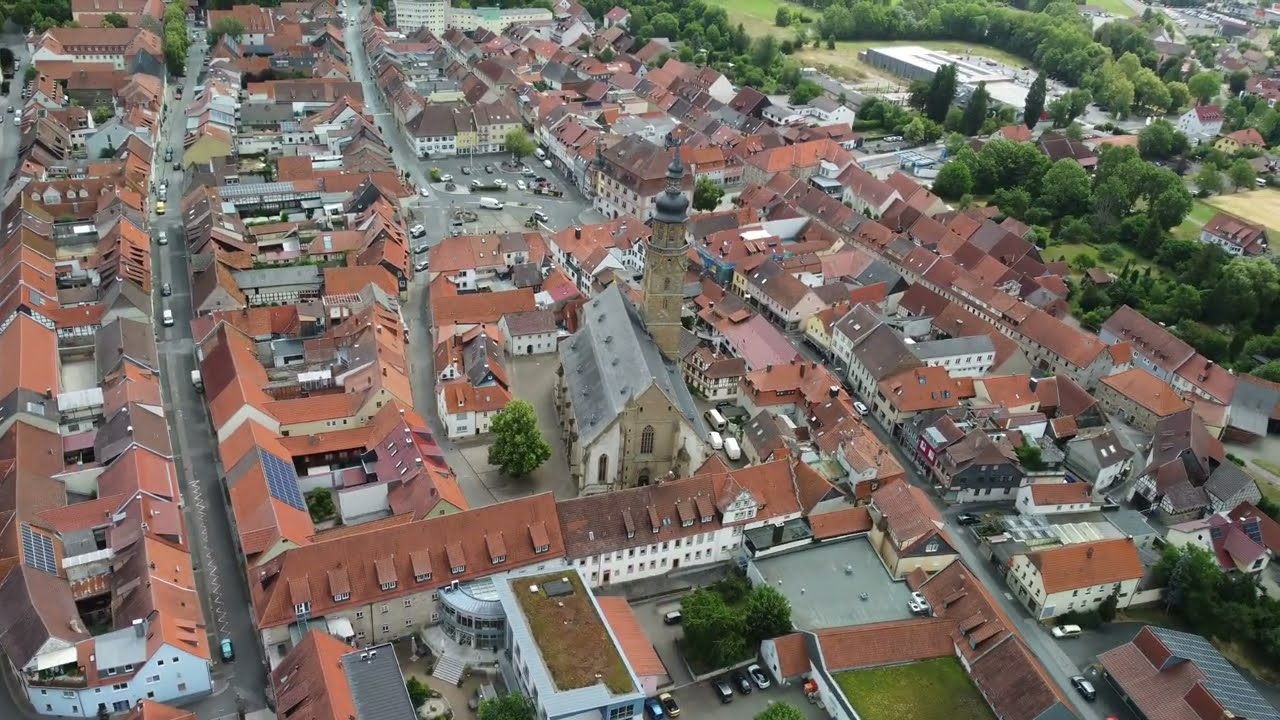🌄Bad K&ouml;nigshofen ⛪ St. Peter und Paul | Rh&ouml;n-Grabfeld | Unterfranken | Bayern | Juli 2023 | DJI