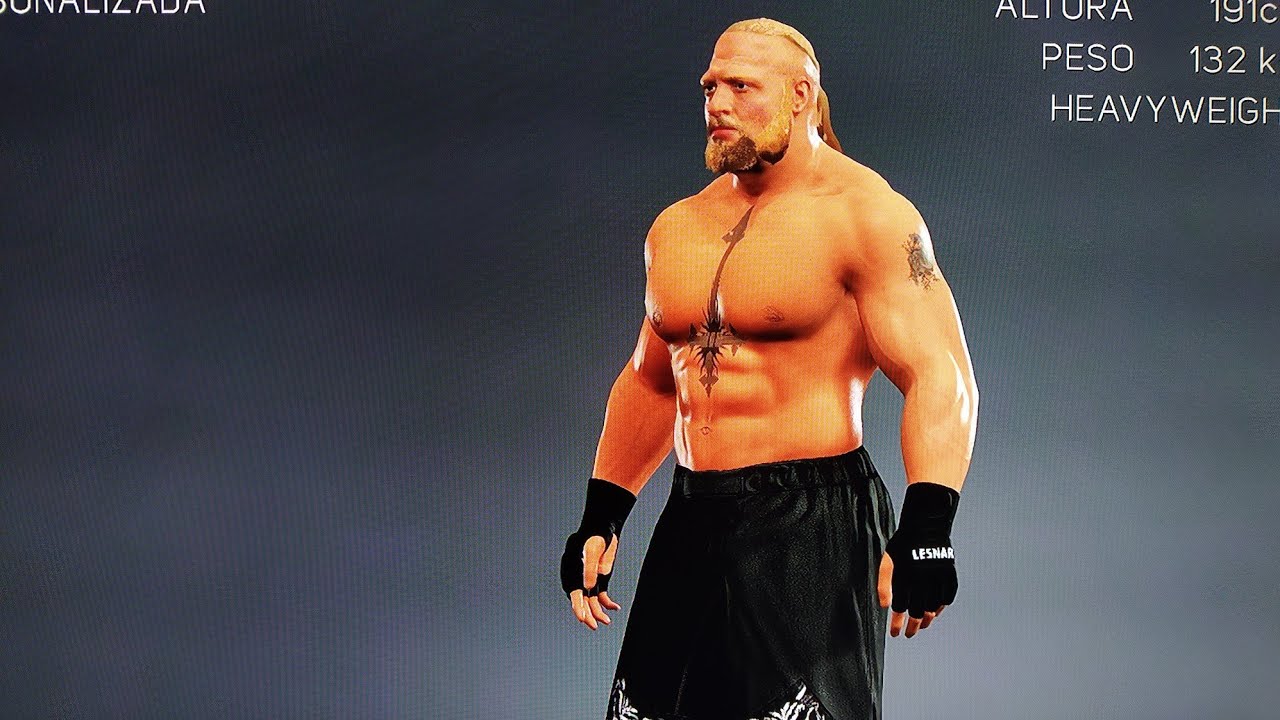 WWE2k17 PS4..Caw formula : Brock Lesnar 2022 (WWE)