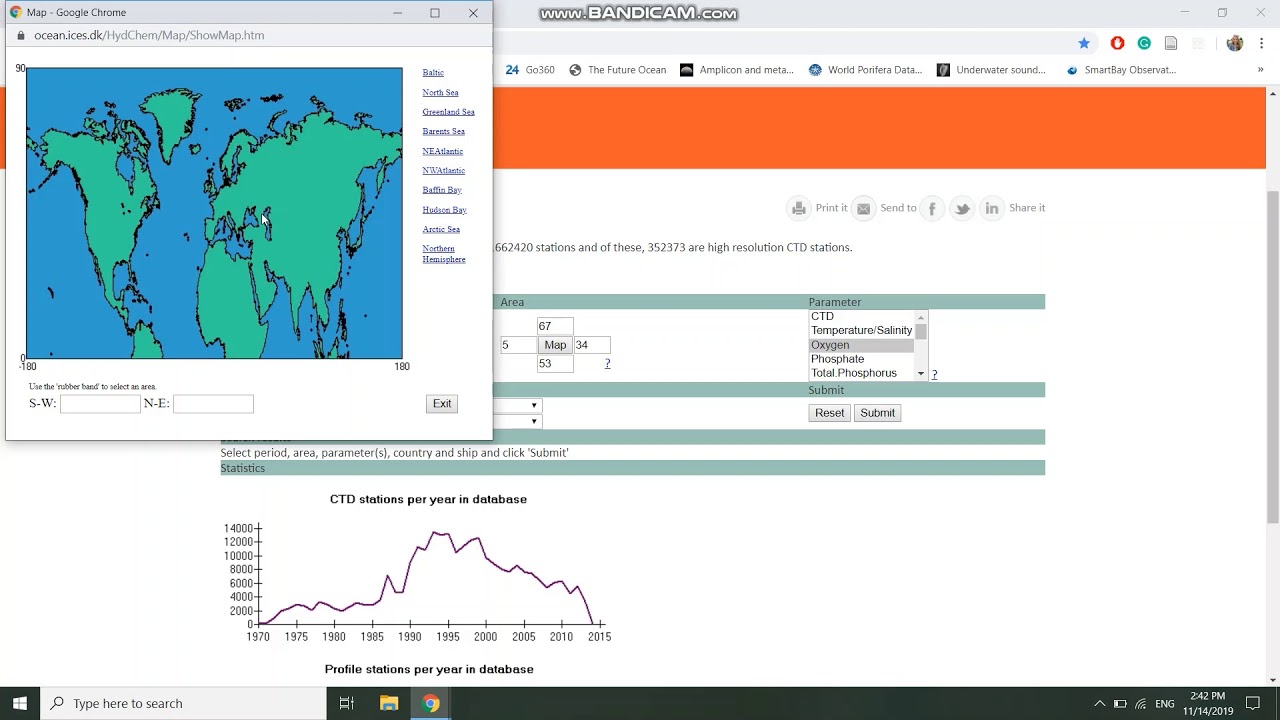 How to obtain marine dissolved oxygen data for your research