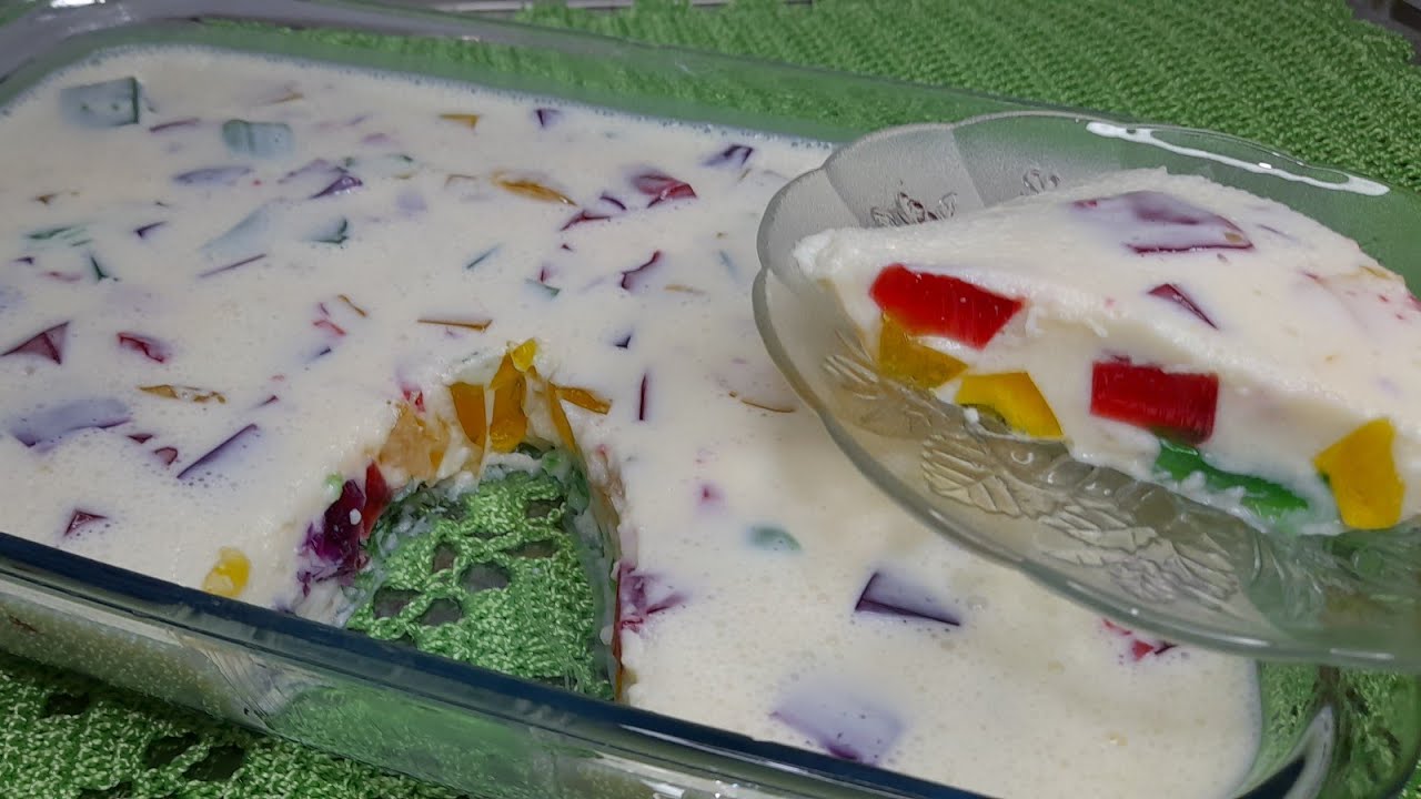 COMO FAZER MOSAICO DE GELATINA E MARIA MOLE