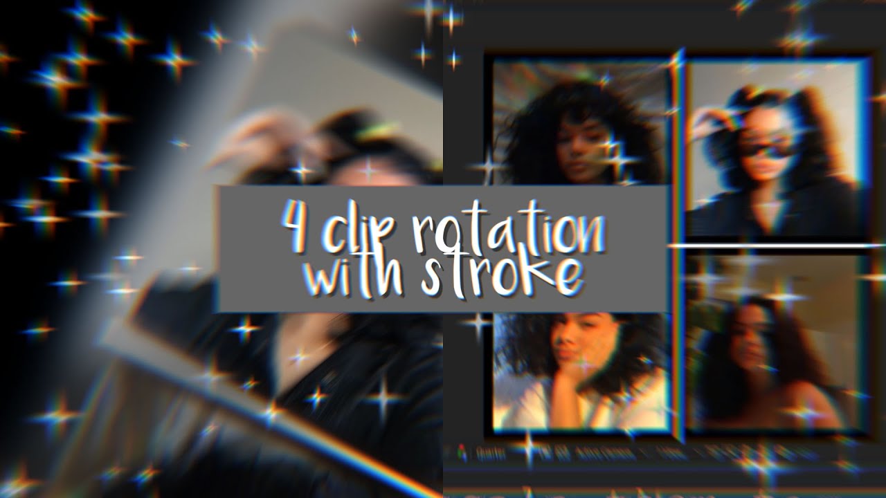 4 clip rotation with stroke | ae