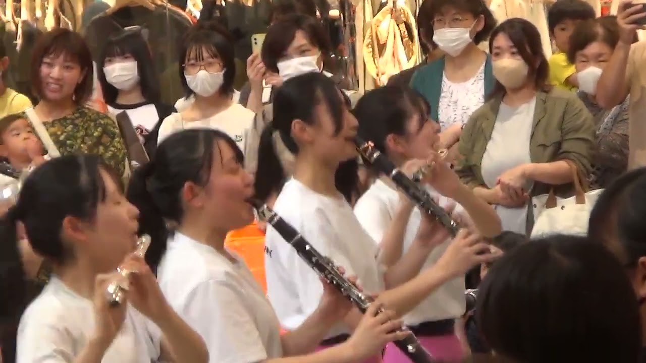 出雲商業吹奏楽部　ゆめタウンライブ１部　速報版　#吹奏楽