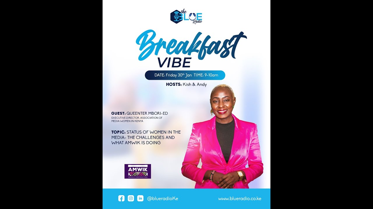AMWIK live on Blue Radio discussing the status of women in the media.