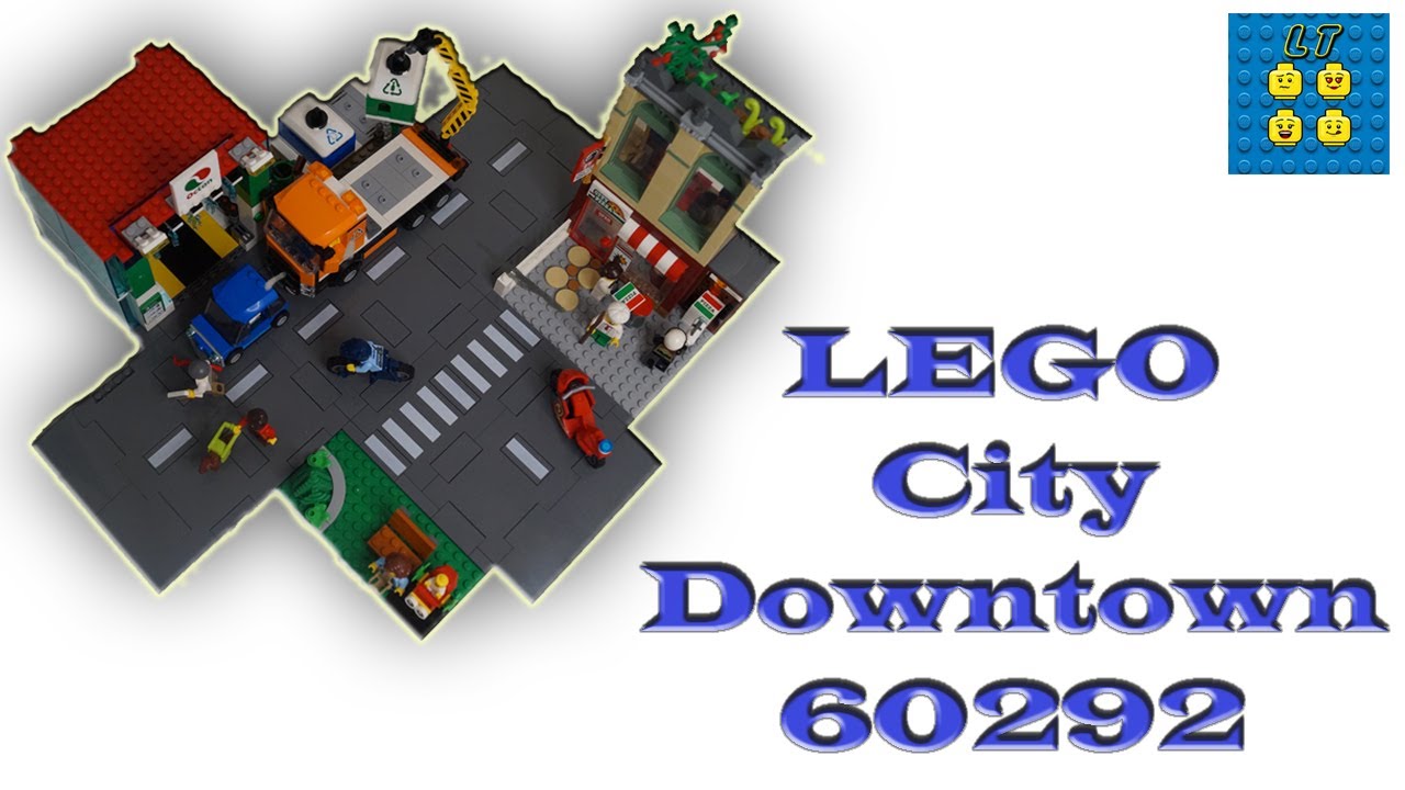 НОВЫЙ Центр города LEGO City 60292. Быстрая сборка. Мультфильм.