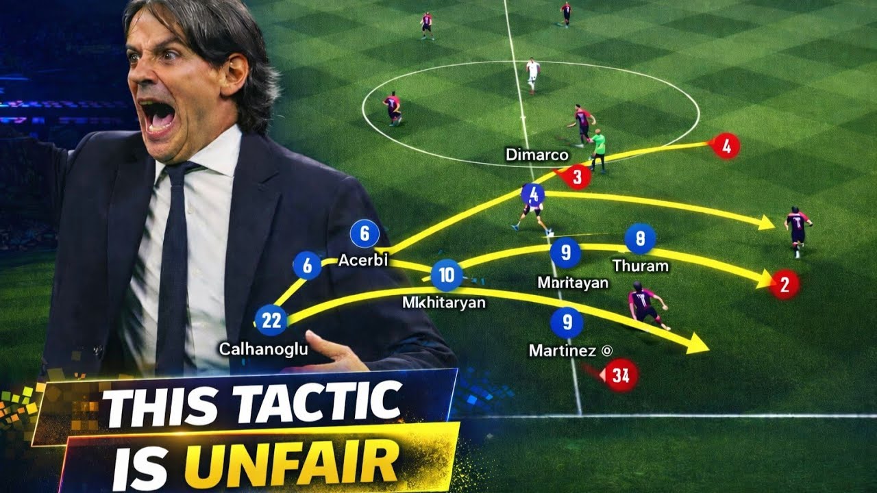 This Inzagi's 3-5-2Tactic is unfair in eFootball