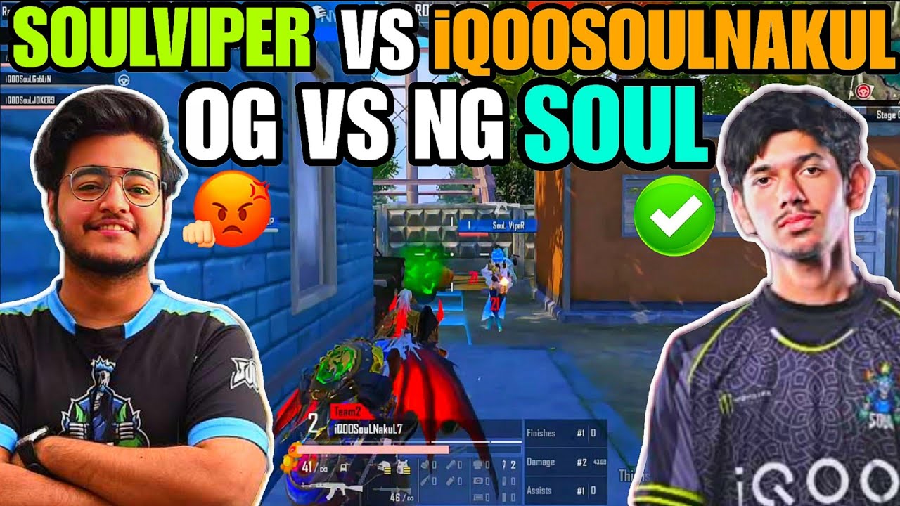 iQOOSouL Nakul Shocked By Viper In 1v1🔥 OG vs NG SouL Fight 🚨 Viper vs Nakul 1v1 Fight 🚀 Team SouL