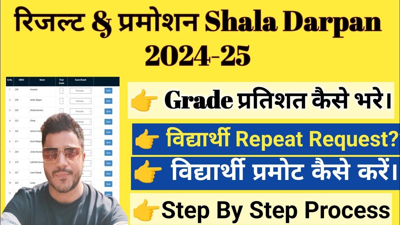 Shala Darpan Par Student Ko Promote Kaise Kare | Result And Promotion On Shala Darpan | #shaladarpan