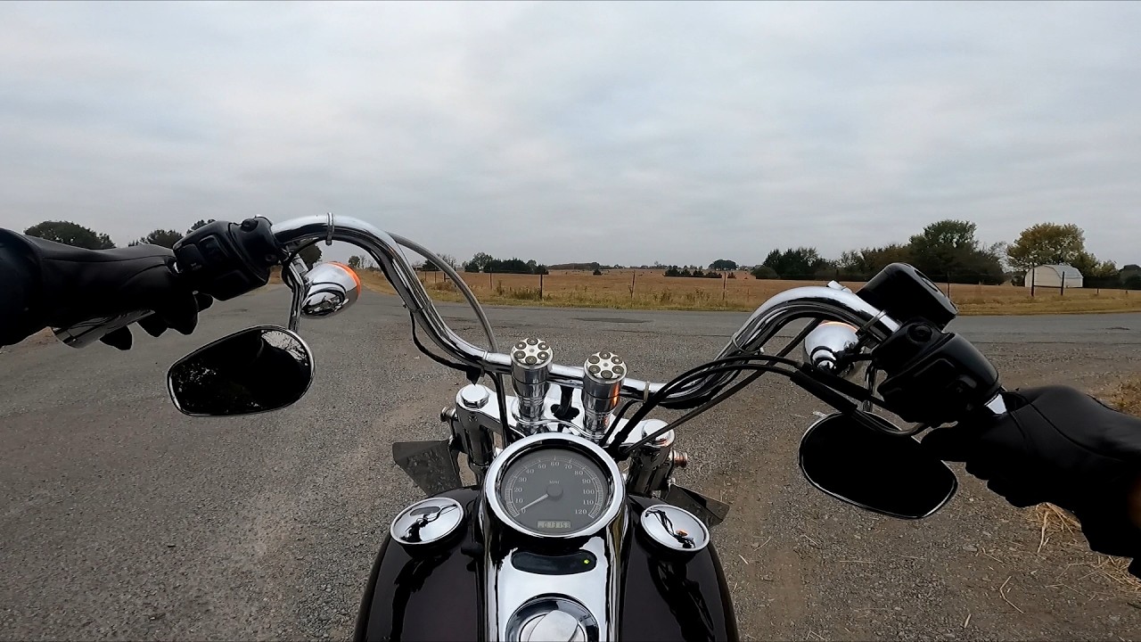 Relaxing Sunday Morning Harley Softail Ride