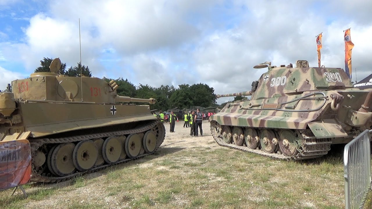 Great Sounding King Tiger Tank & Tiger 131 Together In The UK