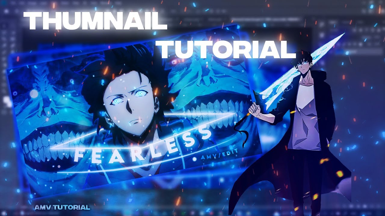 AMV thumnail tutorail in photoshop | Photoshop Tutorail |
