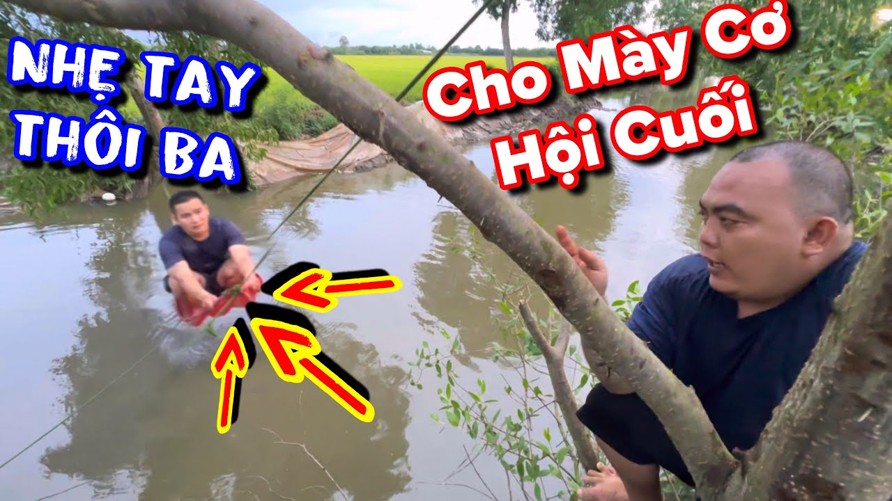 Thánh Xàm thi chơi kỉ năng giữ thăng bằng cười muốn mỏi miệng sơ suất là bay sông