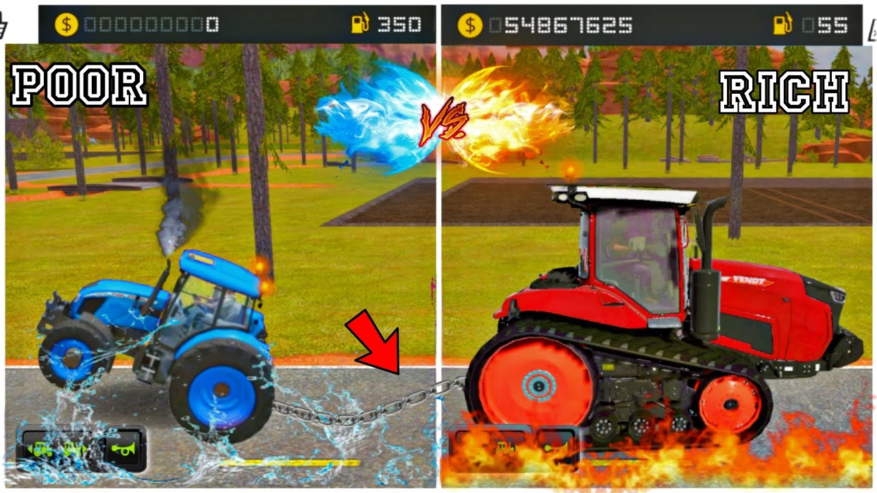 Fs 18 Poor 🥴 vs Rich 😎 Gameplay ! Fs18 No money 🫥 and Unlimited Money 🤑 | Farming Simulator 18#fs18